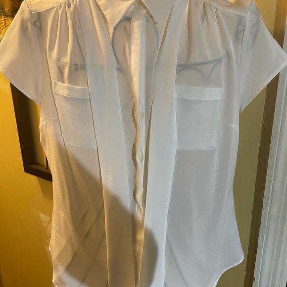White button up blouse - Picture 2 of 4